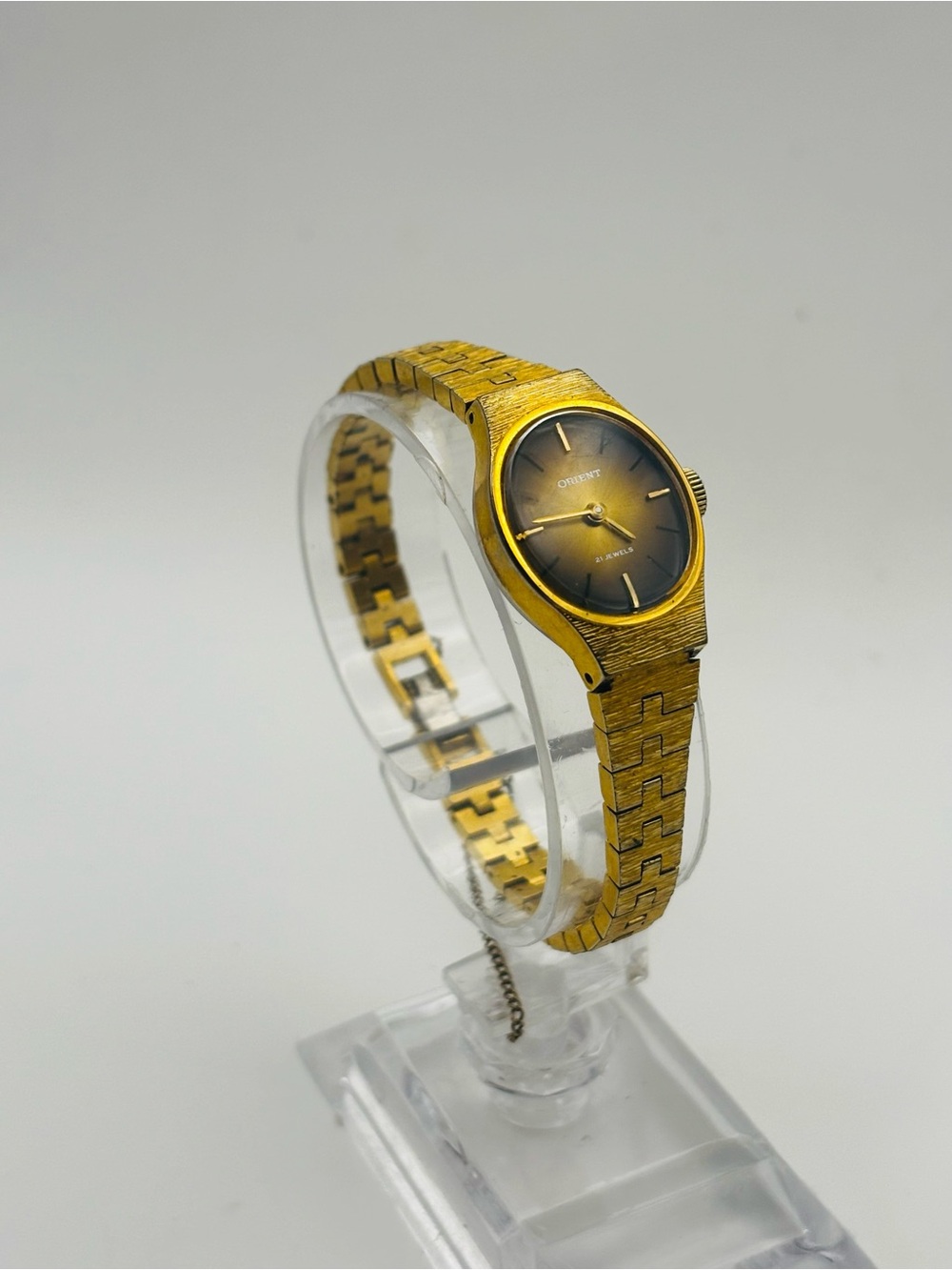 Vintage ORIENT Mechanical Ladies Watch 21 Jewels — Gold-Tone, Needs service
